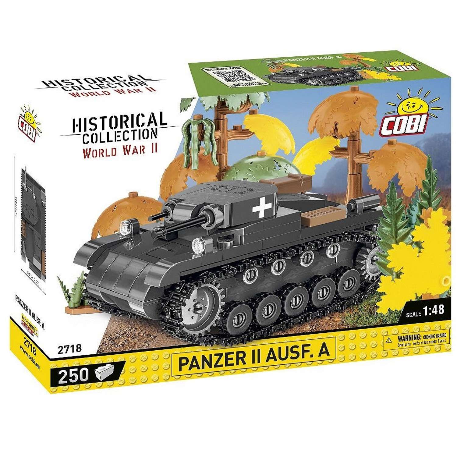 Конструктор COBI Немецкий танк Panzer II Ausf. A - фото 1