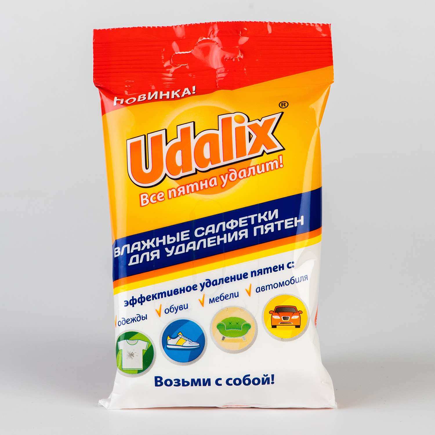 Салфетки влажные Udalix для удаления пятен 15 шт - фото 1