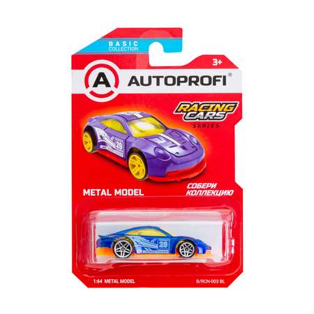 Машинка коллекционная 1:64 Autoprofi Basic серии Racing CAR-BASIC-04-RCN в ассортименте