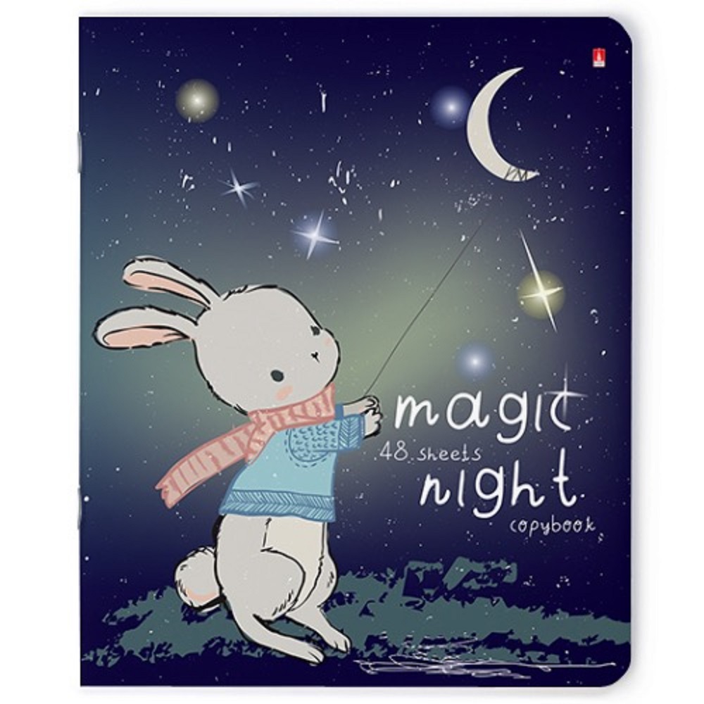 Тетради общие АЛЬТ 5 шт клетка Magic Night 48 листов А5 165х203 мм - фото 5