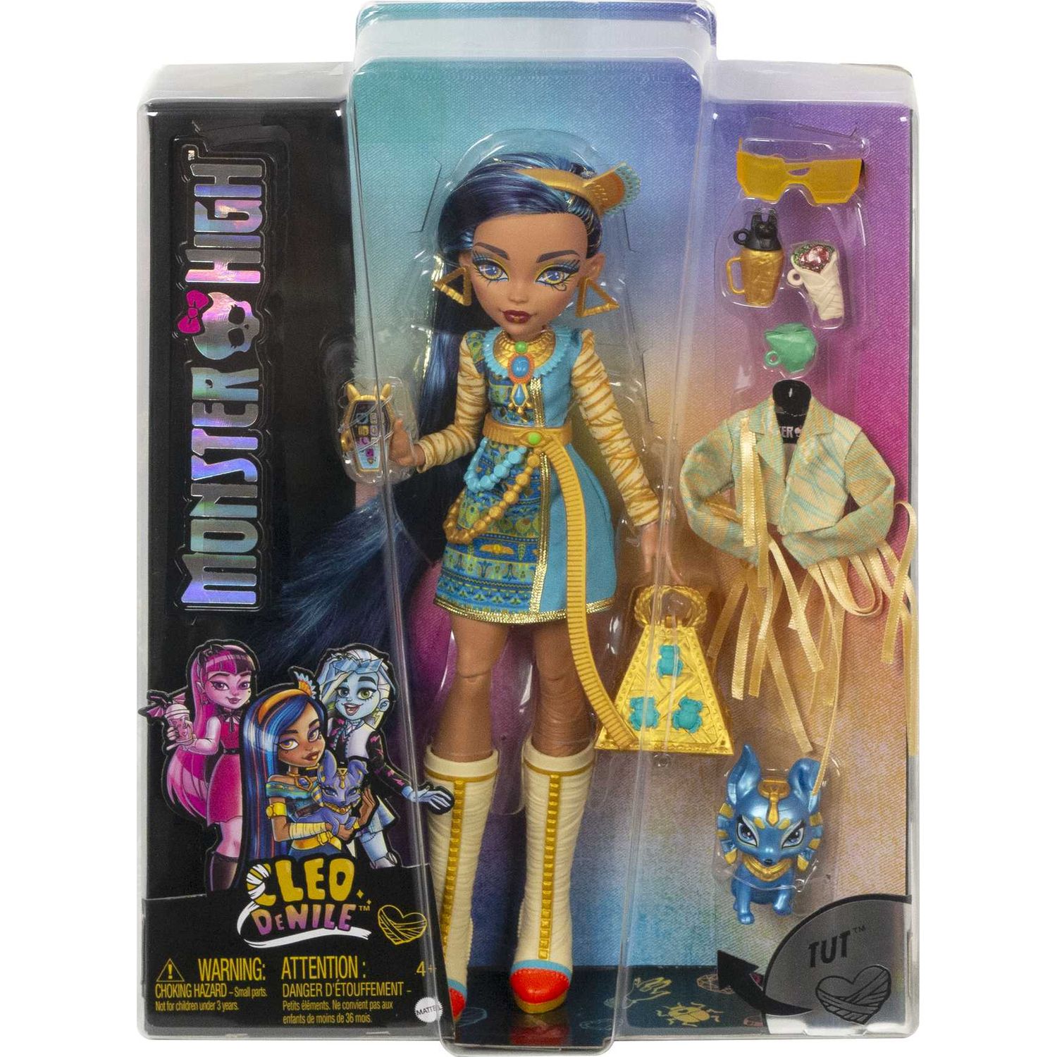 Кукла Monster High Cleo de Nile HHK54 купить по цене 3199 ₽ в  интернет-магазине Детский мир