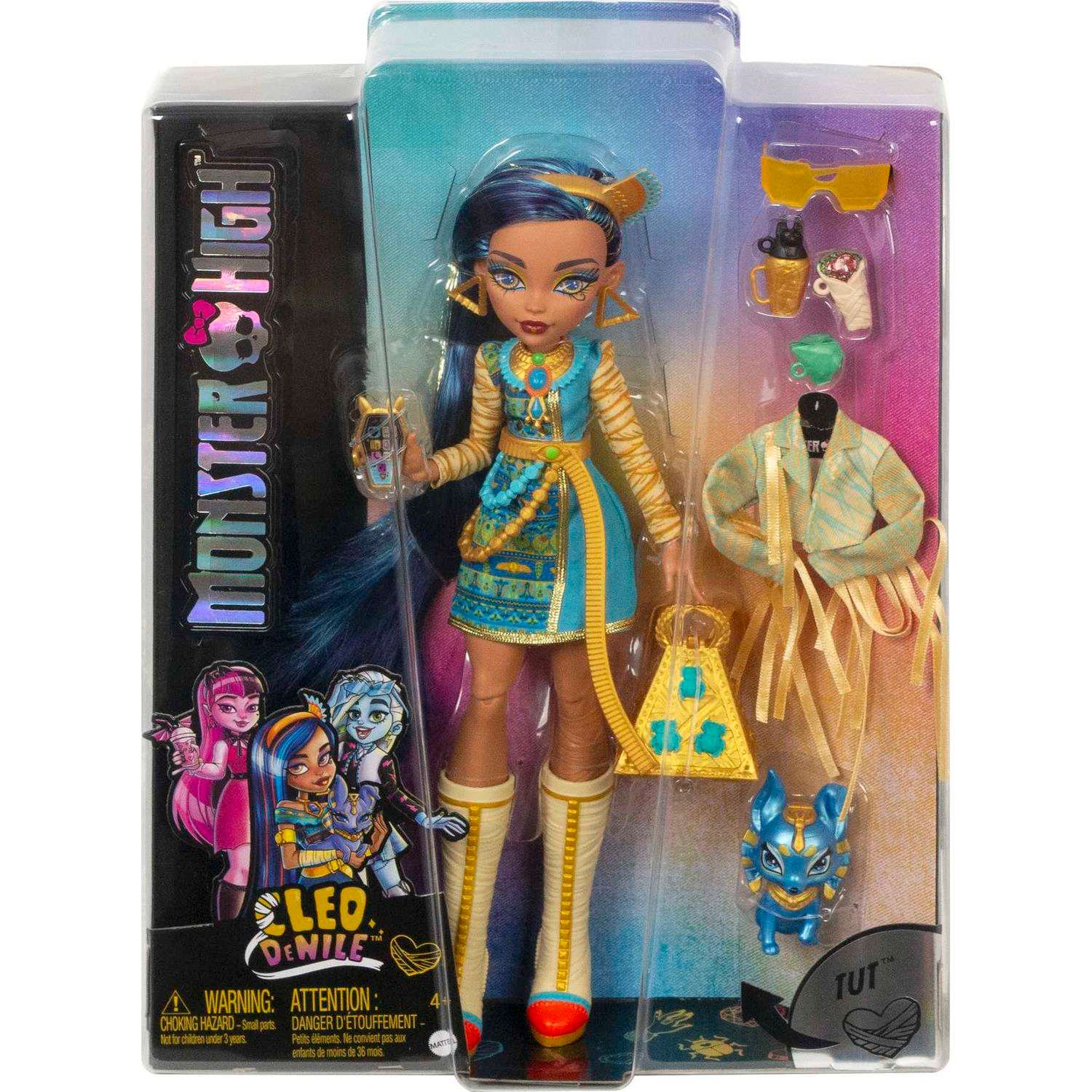 Кукла Monster High Cleo de Nile HHK54 HHK54 - фото 2