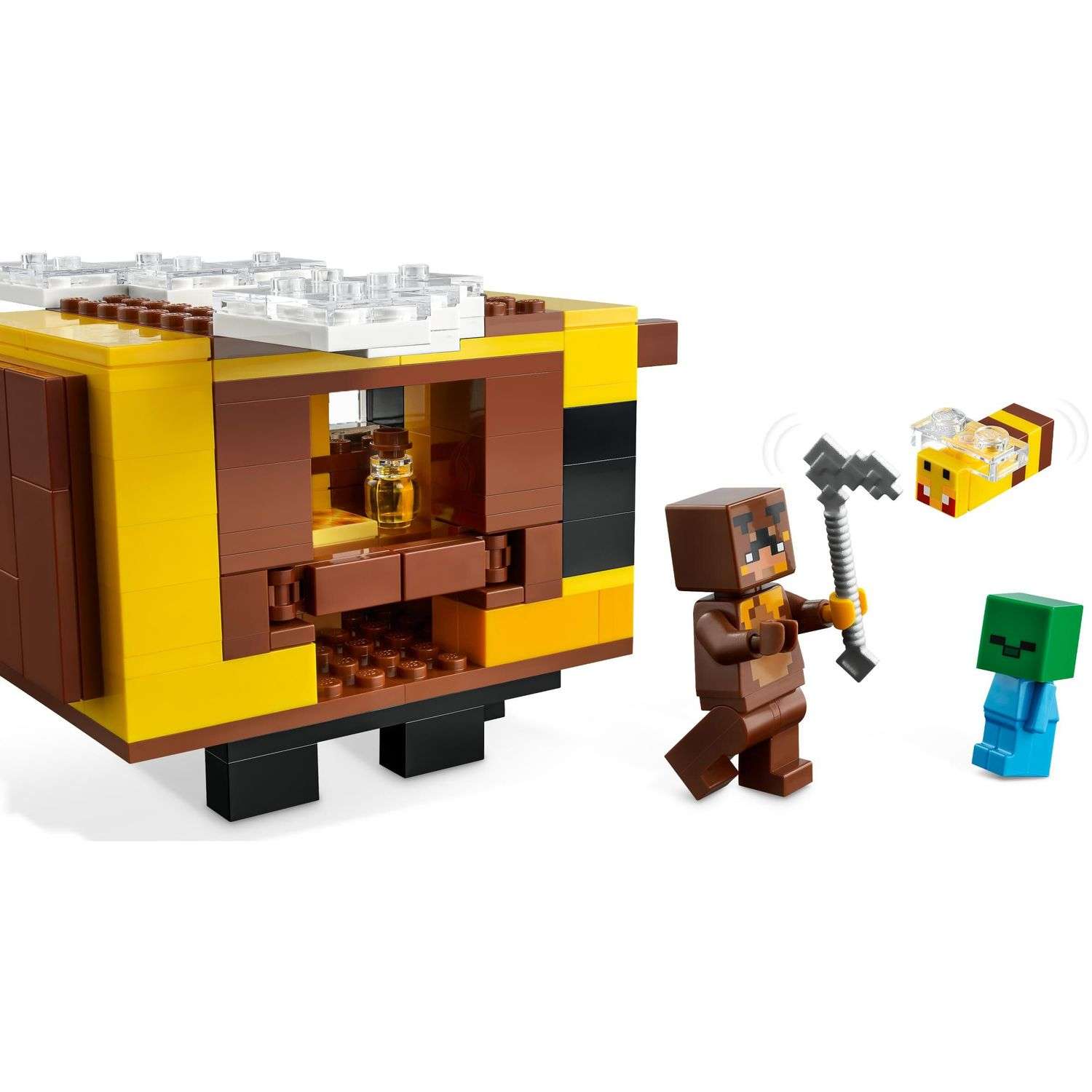 Конструктор LEGO Майнкрафт Пчелиный коттедж 21241 - фото 4