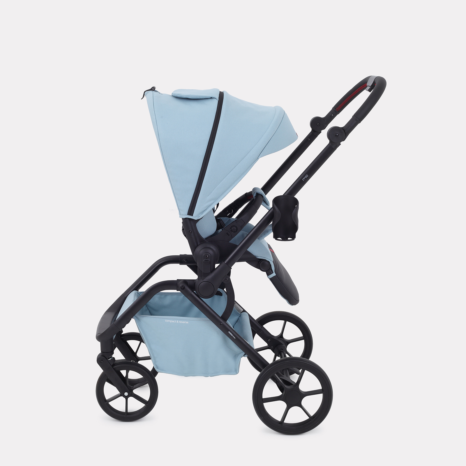 Коляска детская MOWbaby Mio MB102 Blue - фото 4