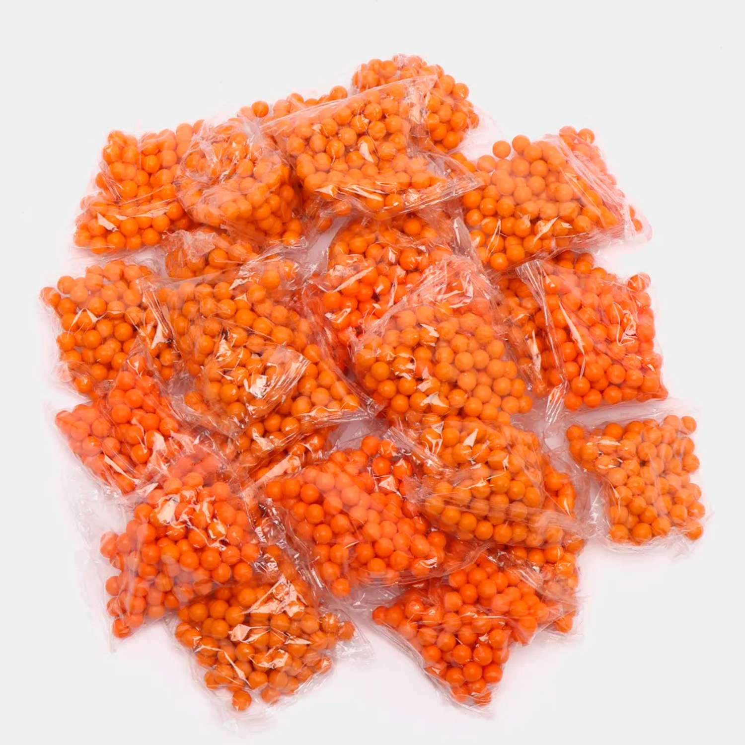 Пульки для игрушечного оружия Colorplast 6 мм 10000 шт оранжевые - фото 1