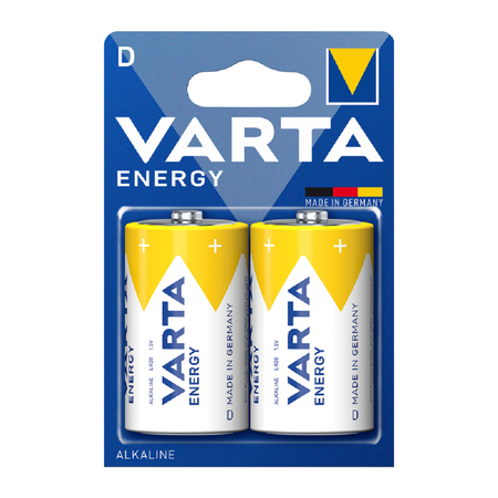 Батарейки Varta Energy LR20 D BL2 Alkaline 1.5V