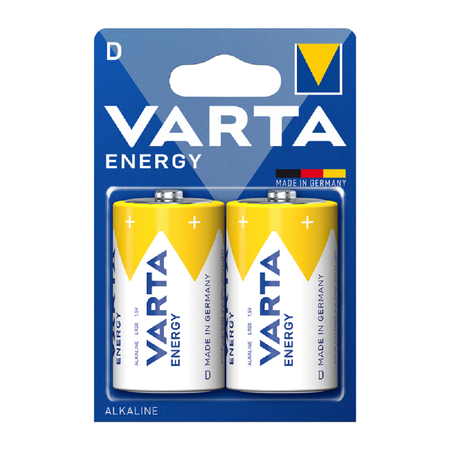 Батарейки Varta Energy LR20 D BL2 Alkaline 1.5V