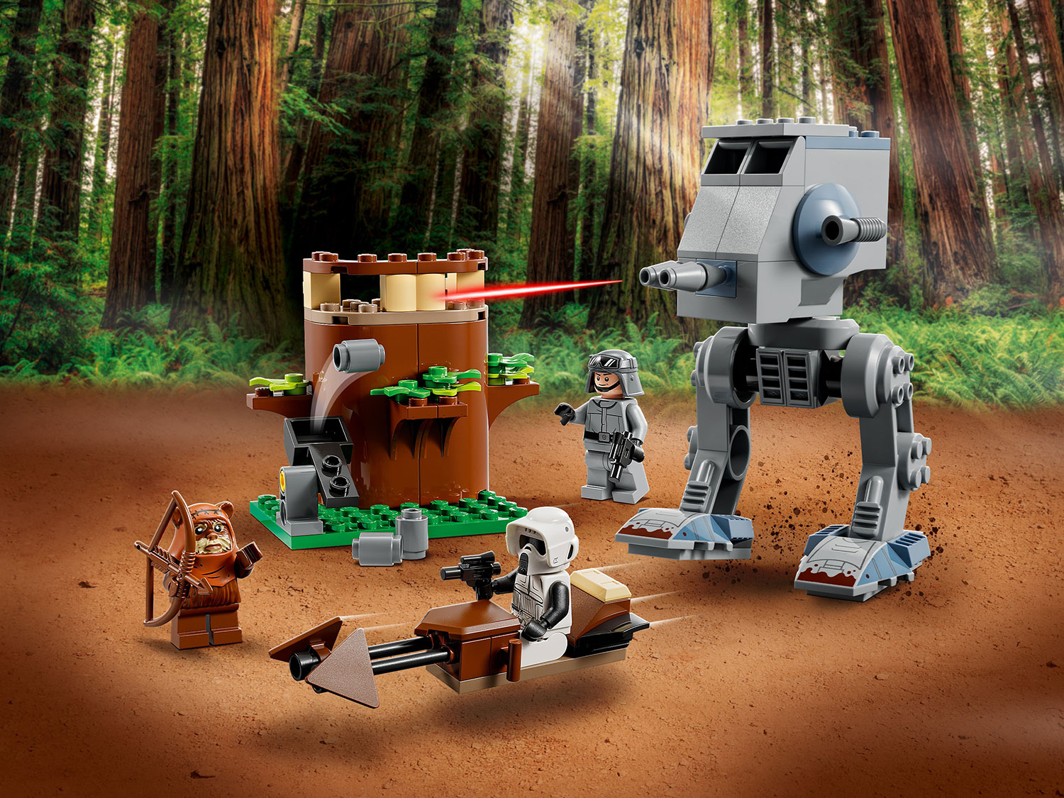 Конструктор детский LEGO Star Wars Шагоход AT-ST 75332 - фото 12