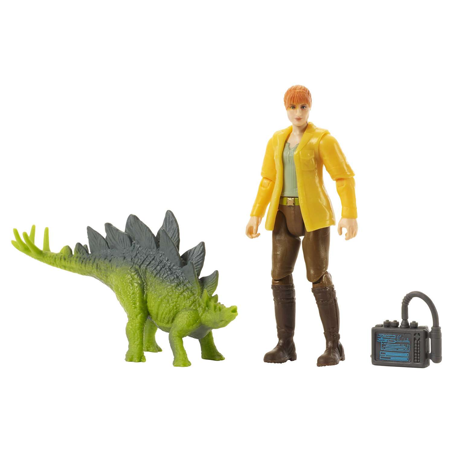 Фигурка Jurassic World базовая Клара и Стегозавр FMM06 - фото 1