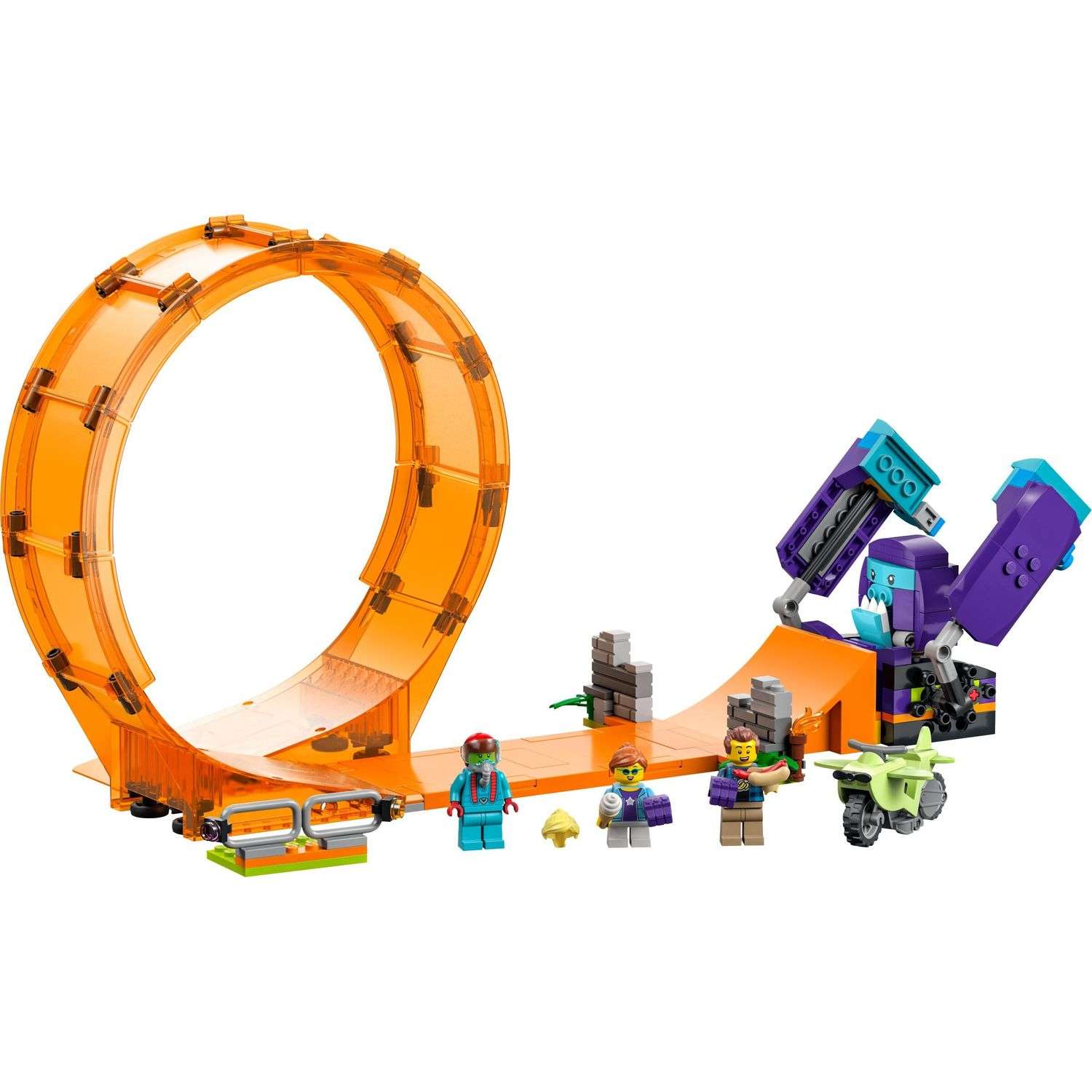 Конструктор LEGO City Smashing Chimpanzee Stunt Loop блочный - фото 2