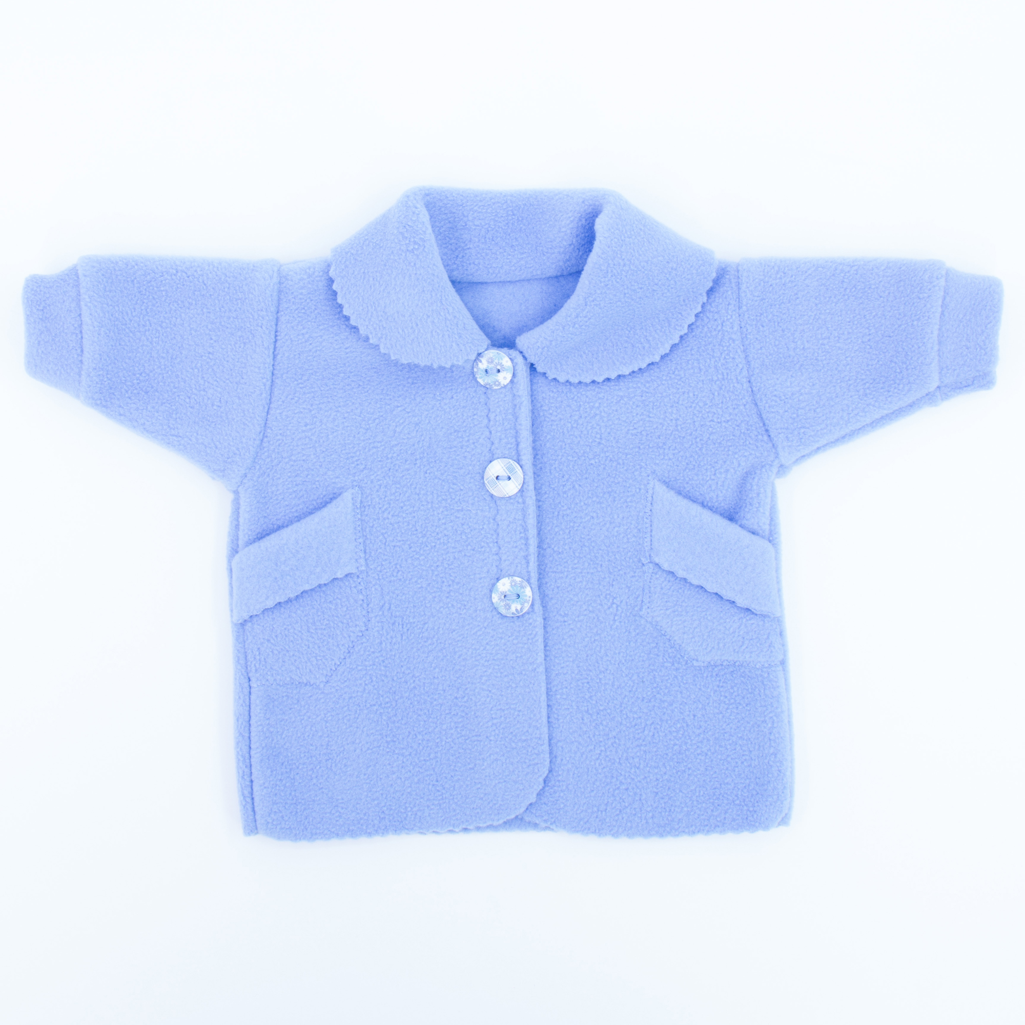 Комплект одежды Модница Пальто с беретом для пупса 43-48 см 6119 голубой 6119голубой - фото 9