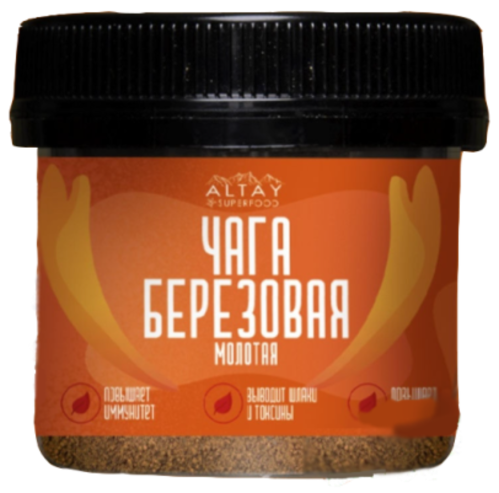 Чага молотая 60 г Altay Superfood пластиковая банка купить по цене 225 ₽ в  интернет-магазине Детский мир