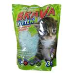 Наполнитель для кошек BraVa Kitten силикагелевый впитывающий 3.8л