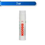 Клей-карандаш Kores 20г paper Stick 3 штуки