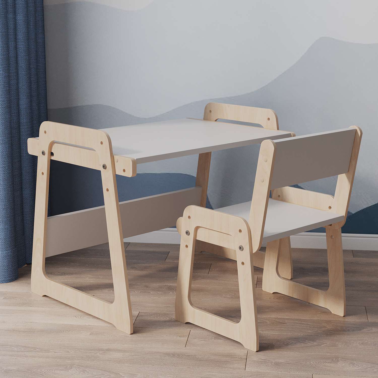 Детский стол и стул Сказочная Мастерская 2 модель - фото 2