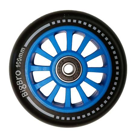 Колесо для самоката BIG BRO пластиковое 100 мм синее