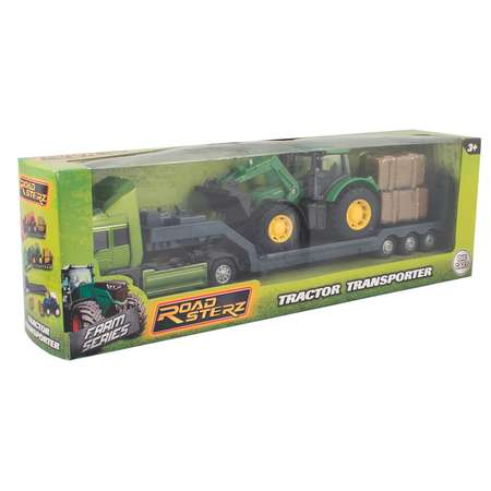 Грузовик HTI (Roadsterz) фермерский Зеленый+трактор Зеленый