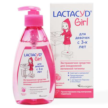 Гель для интимной гигиены Lactacyd для девочек 200мл