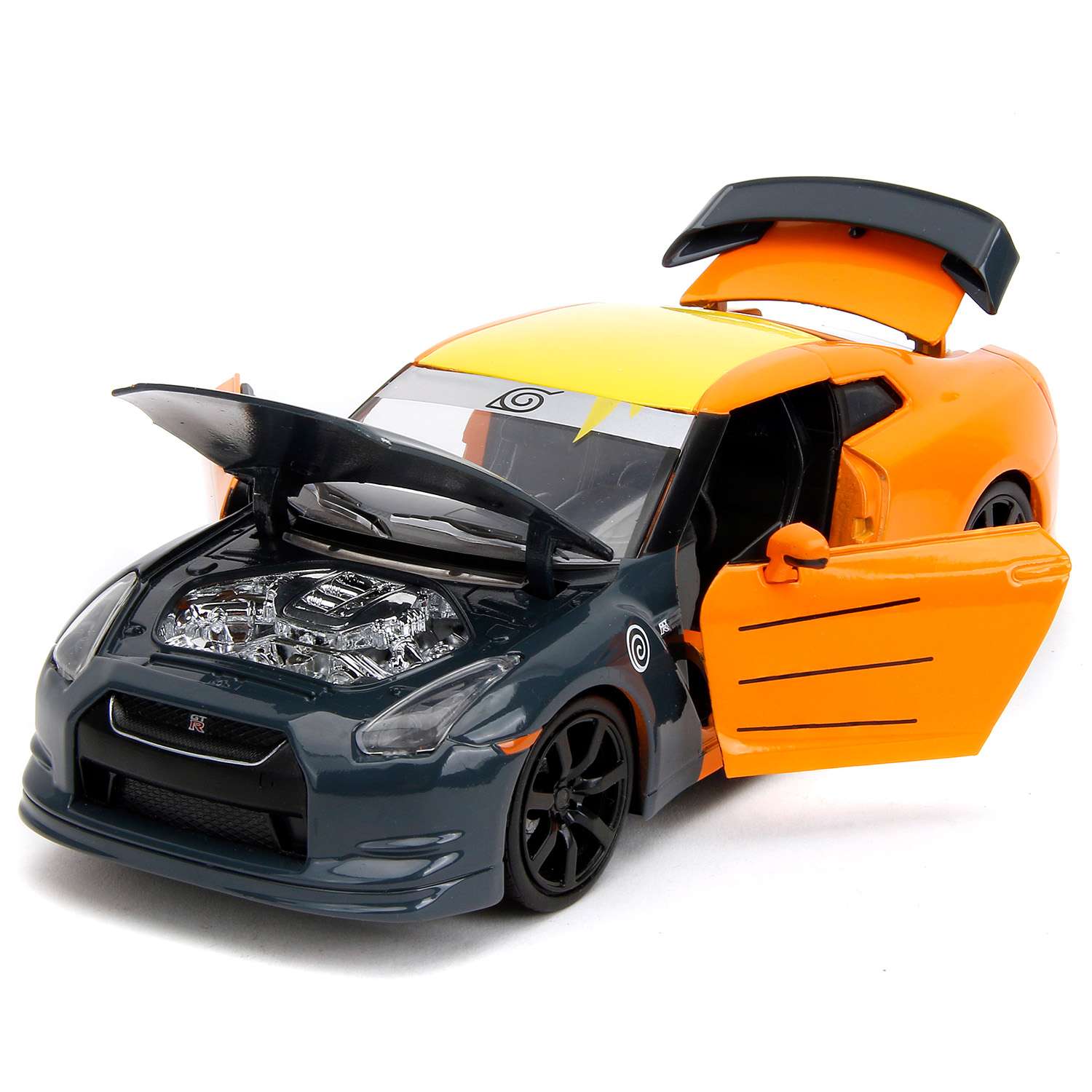 Автомобиль Jada Nissan GTR with Naruto 1:24 ТоуR265 - фото 3