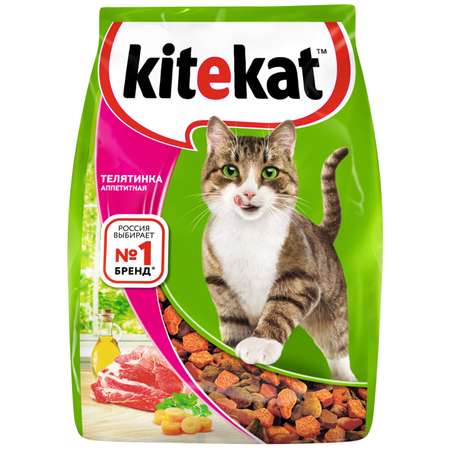 Корм сухой для кошек KiteKat 1.9кг аппетитная телятинка