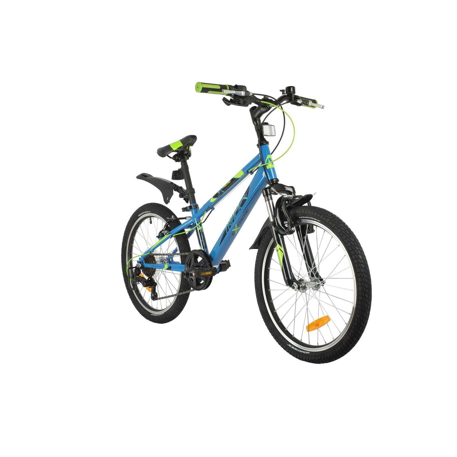 Велосипед NOVATRACK Extreme 6.V 20 синий - фото 2