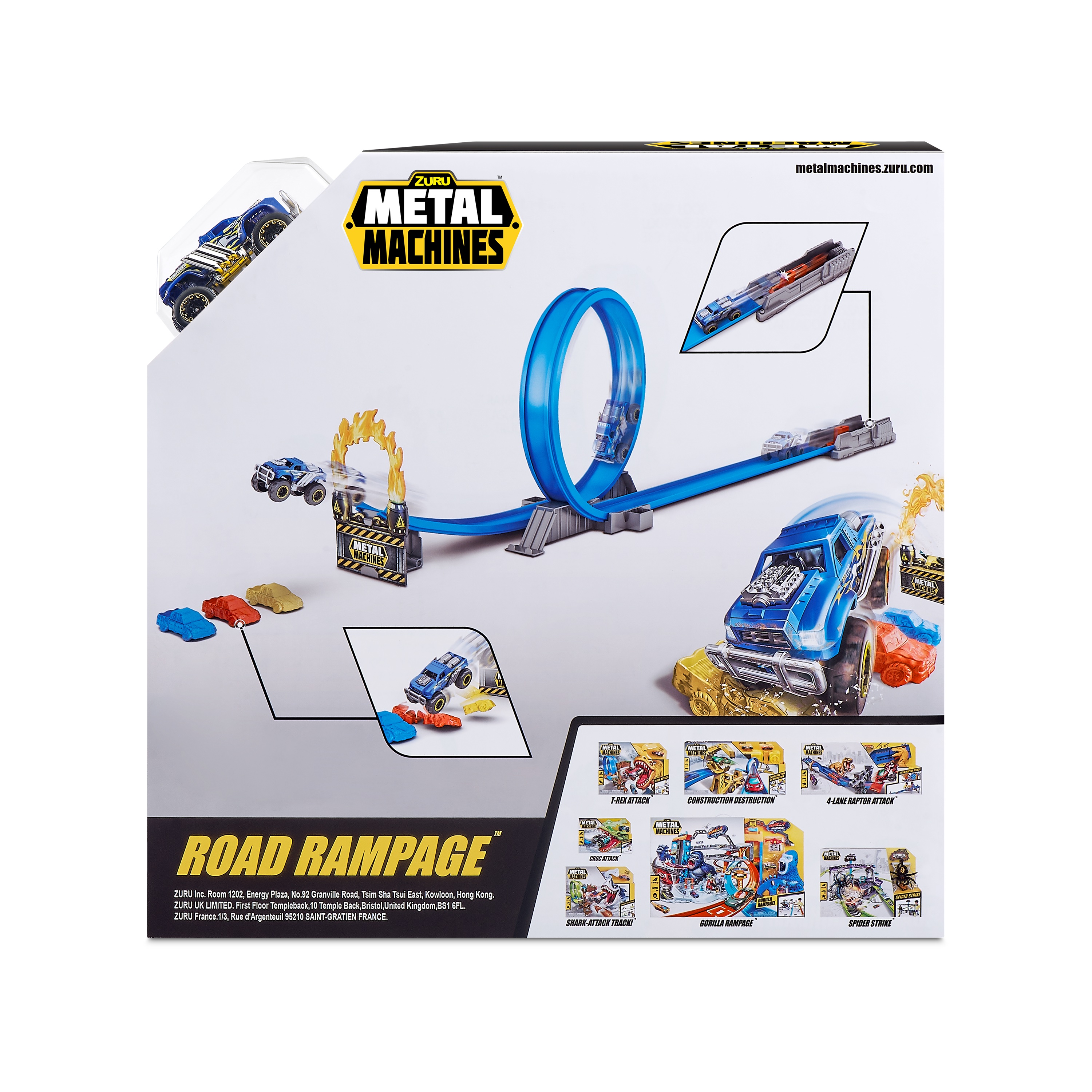 Набор Metal Machines Metal Machines Трек Road Rampage 6701 6701 - фото 17
