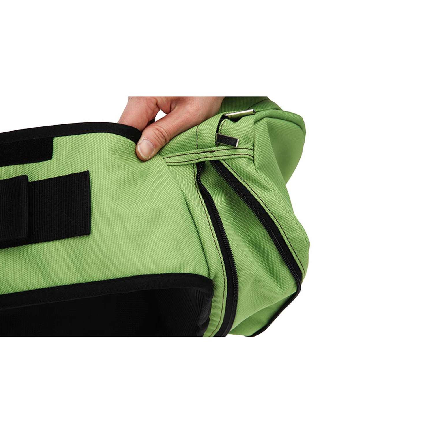 Хипсит Sinbii с карманом и со спинкой на 1 лямке зеленый - фото 15