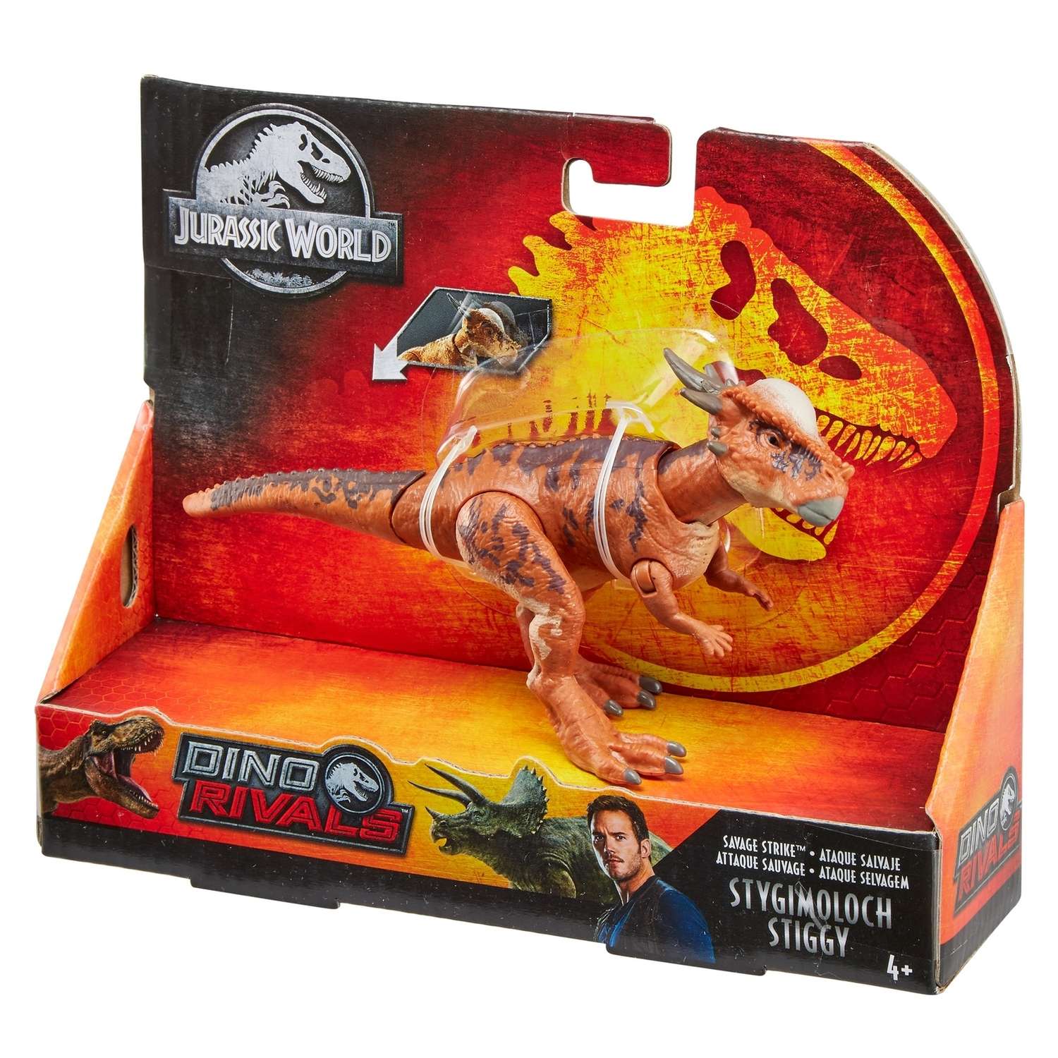 Фигурка Jurassic World Savage Strike Стигимолох Стигги GCR56 - фото 3