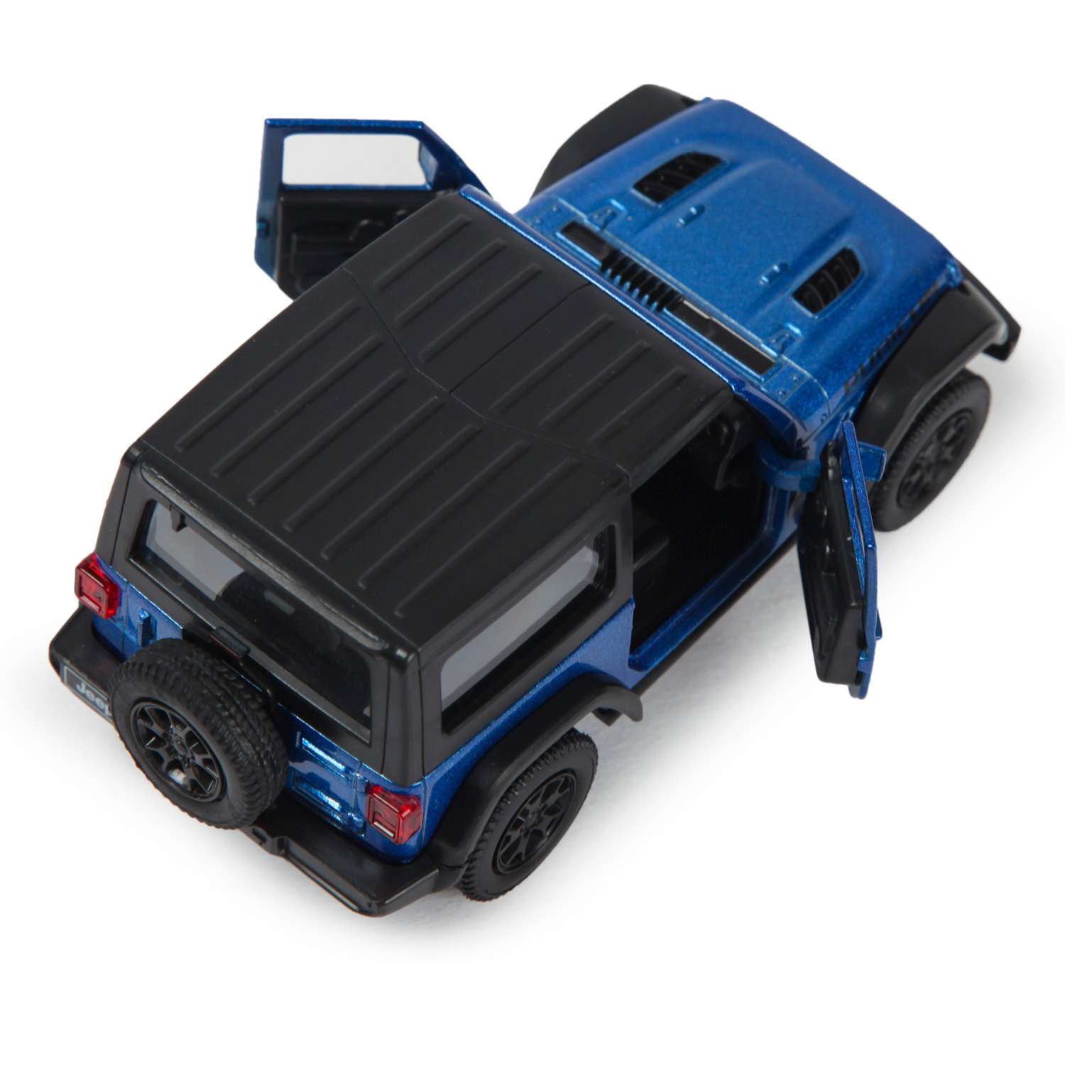 Машинка Mobicaro 1:32 Jeep Rubicon Hard Top Голубая 544060(A) 544060(A) - фото 7