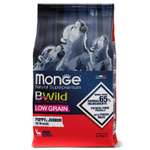 Корм для щенков MONGE Dog BWild Low Grain всех пород низкозерновой из мяса оленя 2.5кг