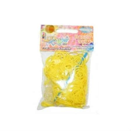 Набор для плетения браслетов LOOM TWISTER из ароматизированных резинок (желтый)