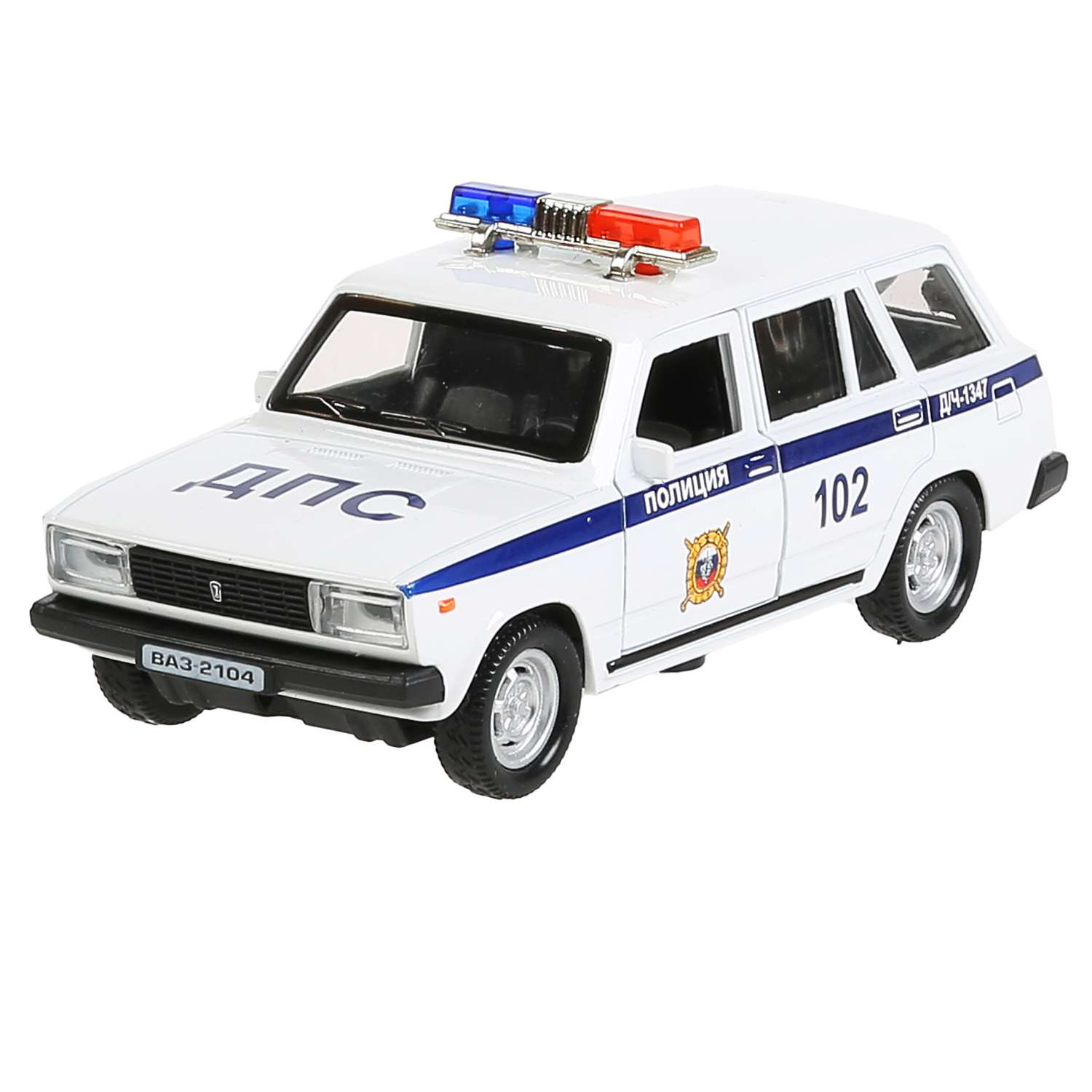 Машина Технопарк ВАЗ-2104 Жигули Полиция 300027 300027 - фото 1
