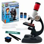 Набор для опытов BONDIBON развивающий Микроскоп с подсветкой увеличение 100 -1200X серия Науки с Буки