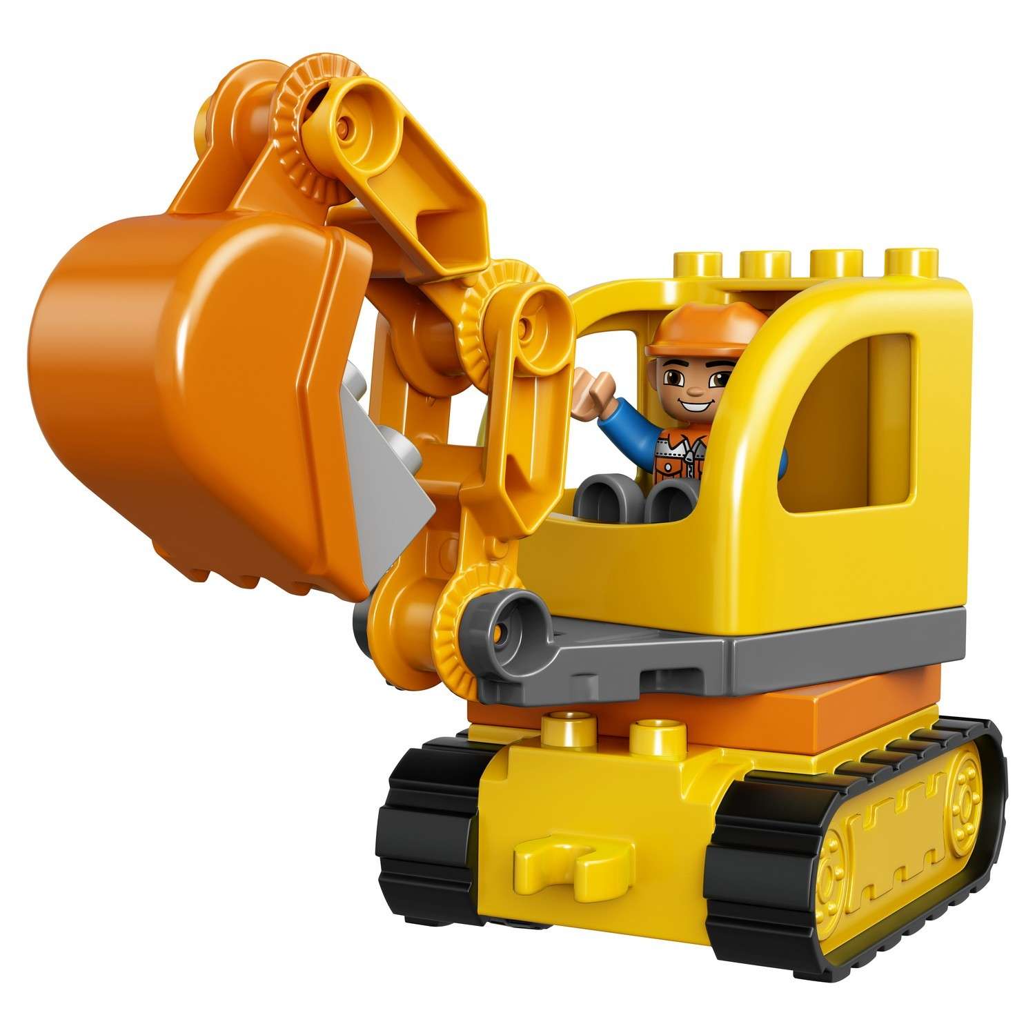 Конструктор LEGO DUPLO Town Грузовик и гусеничный экскаватор (10812) - фото 9