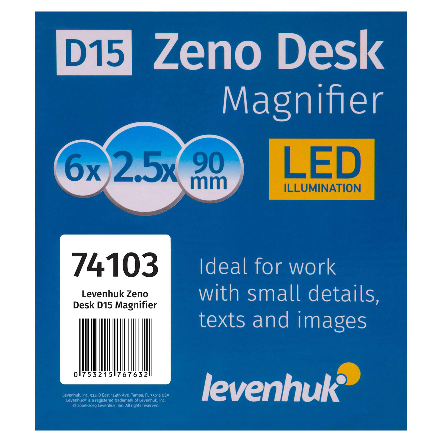 Лупа настольная Levenhuk Zeno Desk D15 - фото 12