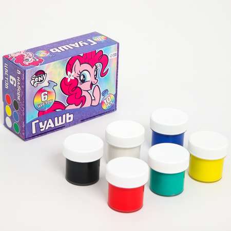 Гуашь Hasbro 6 цветов по 10 мл My Little Pony