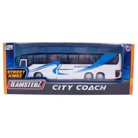 Машинка HTI (Teamsterz) Городской автобус Street Kings белый