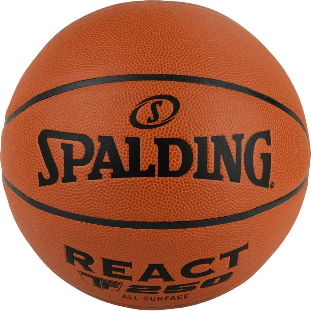 Баскетбольный мяч SPALDING Spalding react tf 250 Fiba sz6 - фото 5