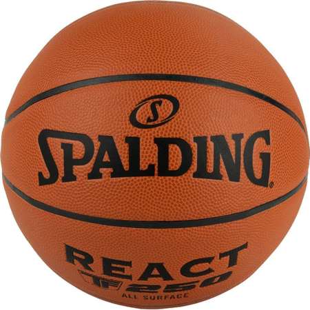 Баскетбольный мяч SPALDING Spalding react tf 250 Fiba sz6