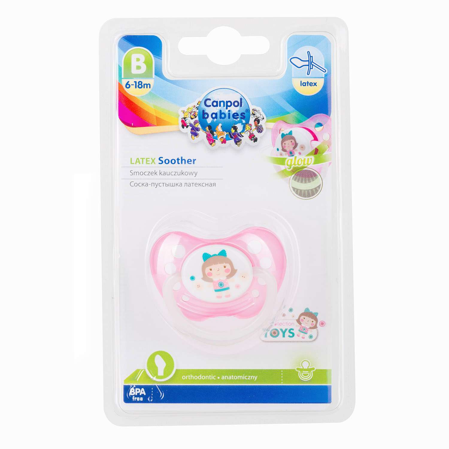 Пустышка Canpol Babies Toys c 6месяцев в ассортименте - фото 6