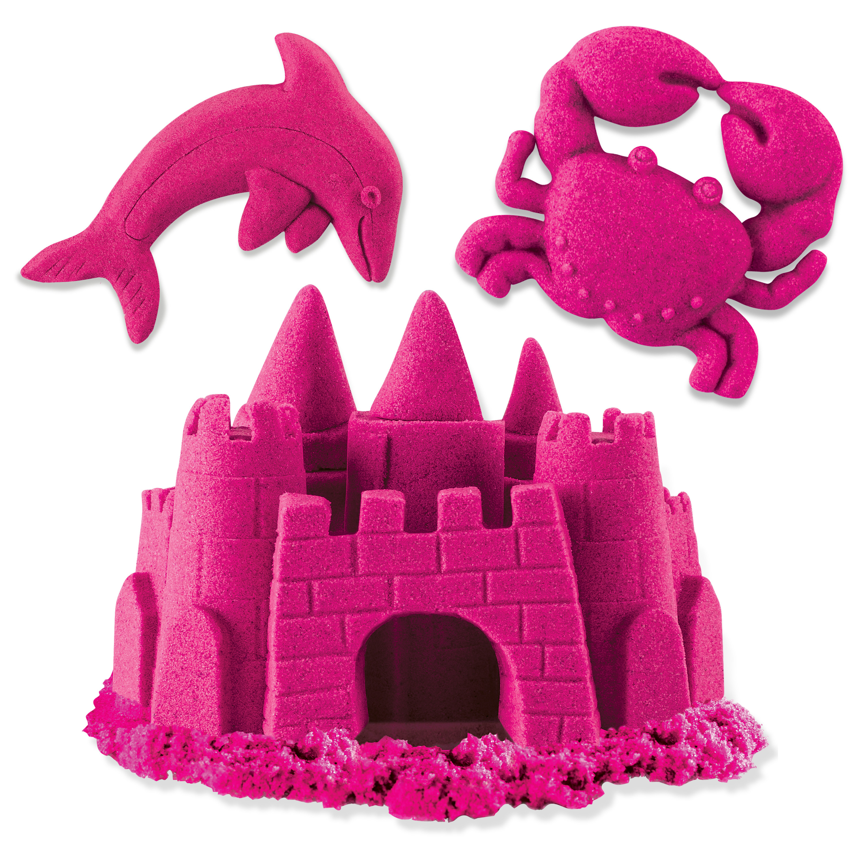 Песок кинетический Kinetic Sand 227г Pink 6033332/20080706 - фото 2