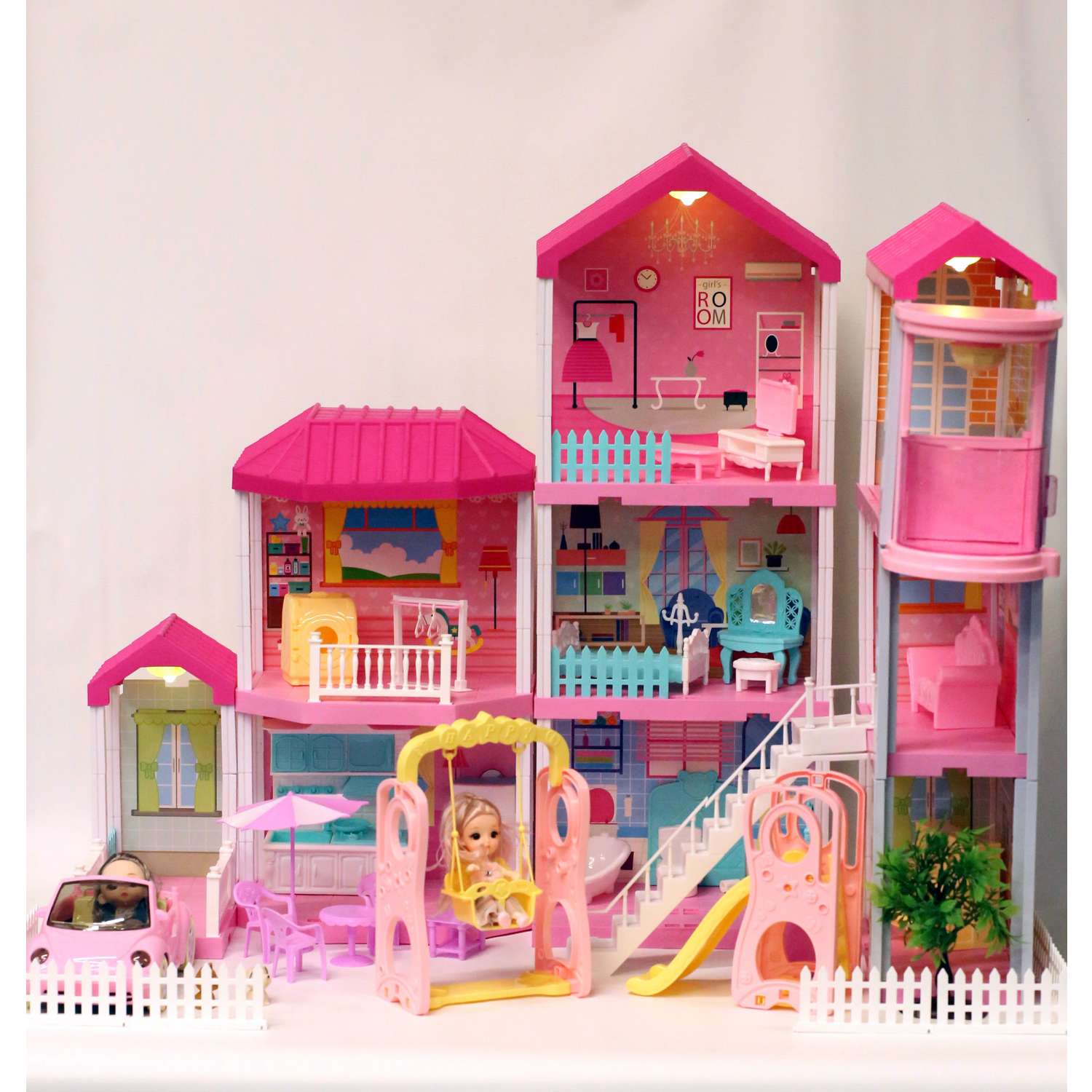 Кукольный дом SHARKTOYS Трехэтажный особняк Dream Villa 11500013 - фото 4