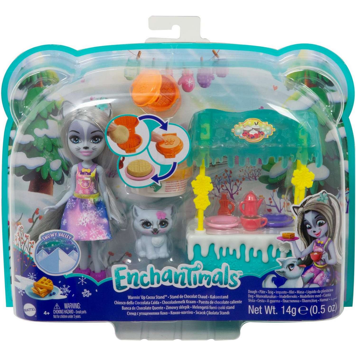Набор игровой Enchantimals кукла+питомец с аксессуарами Прилавок с горячим какао GJX37 GJX35 - фото 2