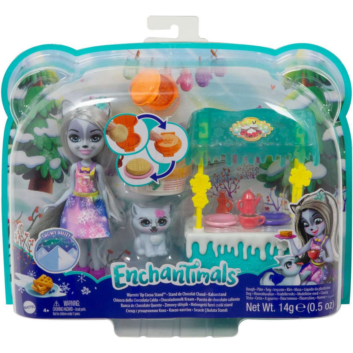 Набор игровой Enchantimals кукла+питомец с аксессуарами Прилавок с горячим какао GJX37 GJX35 - фото 2