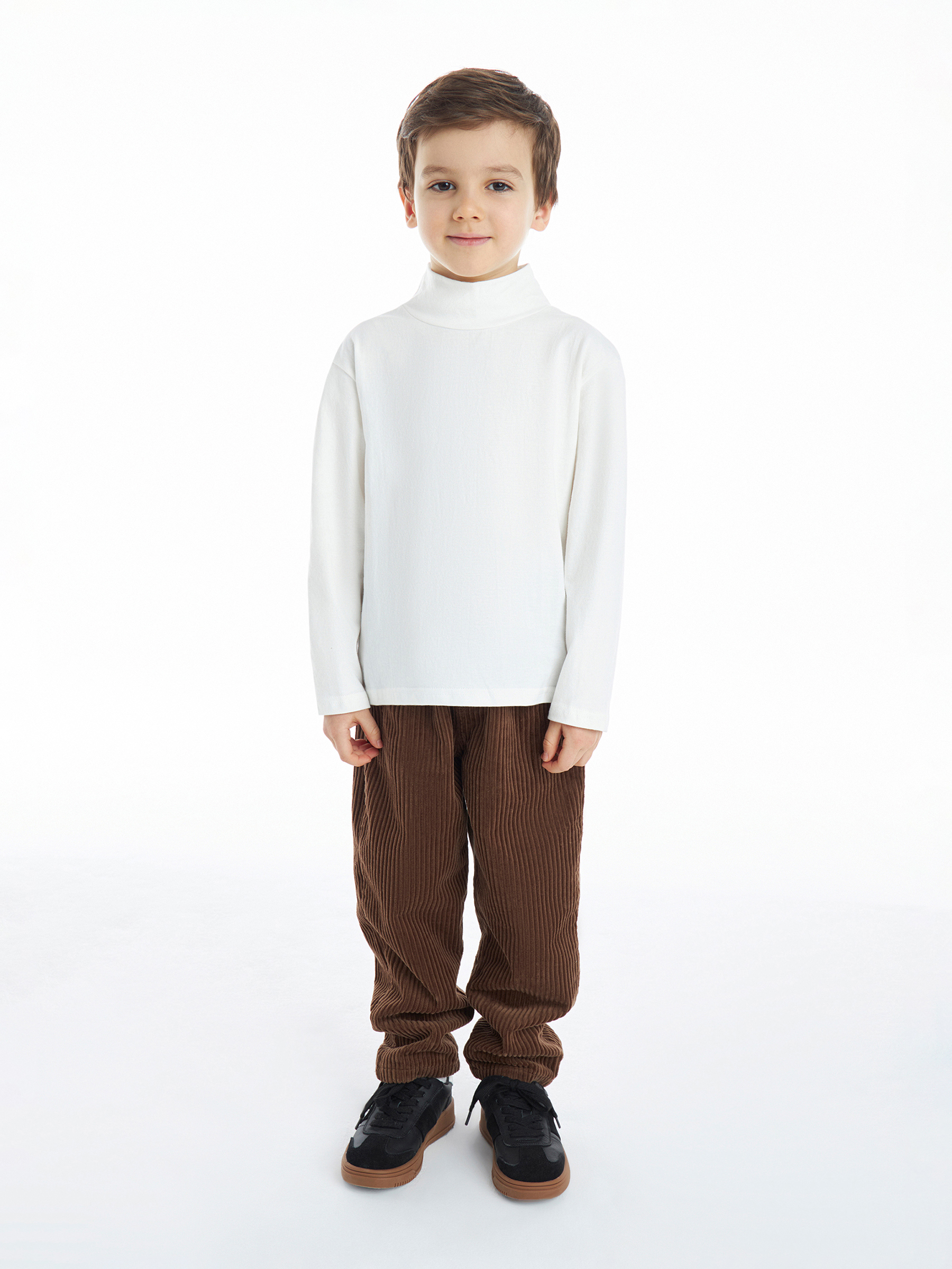 Водолазка Totti Kids AW23TKB030/Водолазка детская/Белый - фото 1