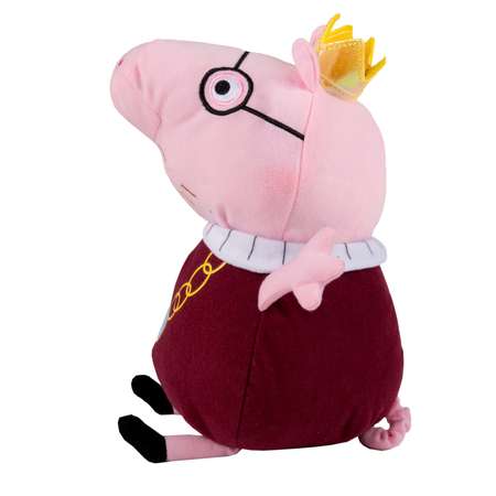 Игрушка мягкая Свинка Пеппа Pig Папа Свин Король 31154