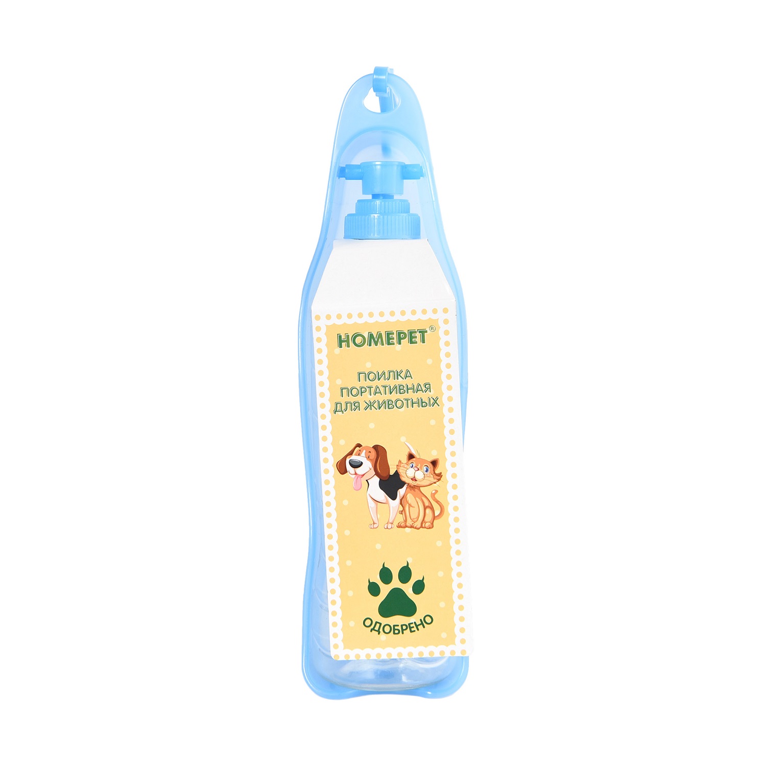 Поилка для животных Homepet 500мл Голубая - фото 1