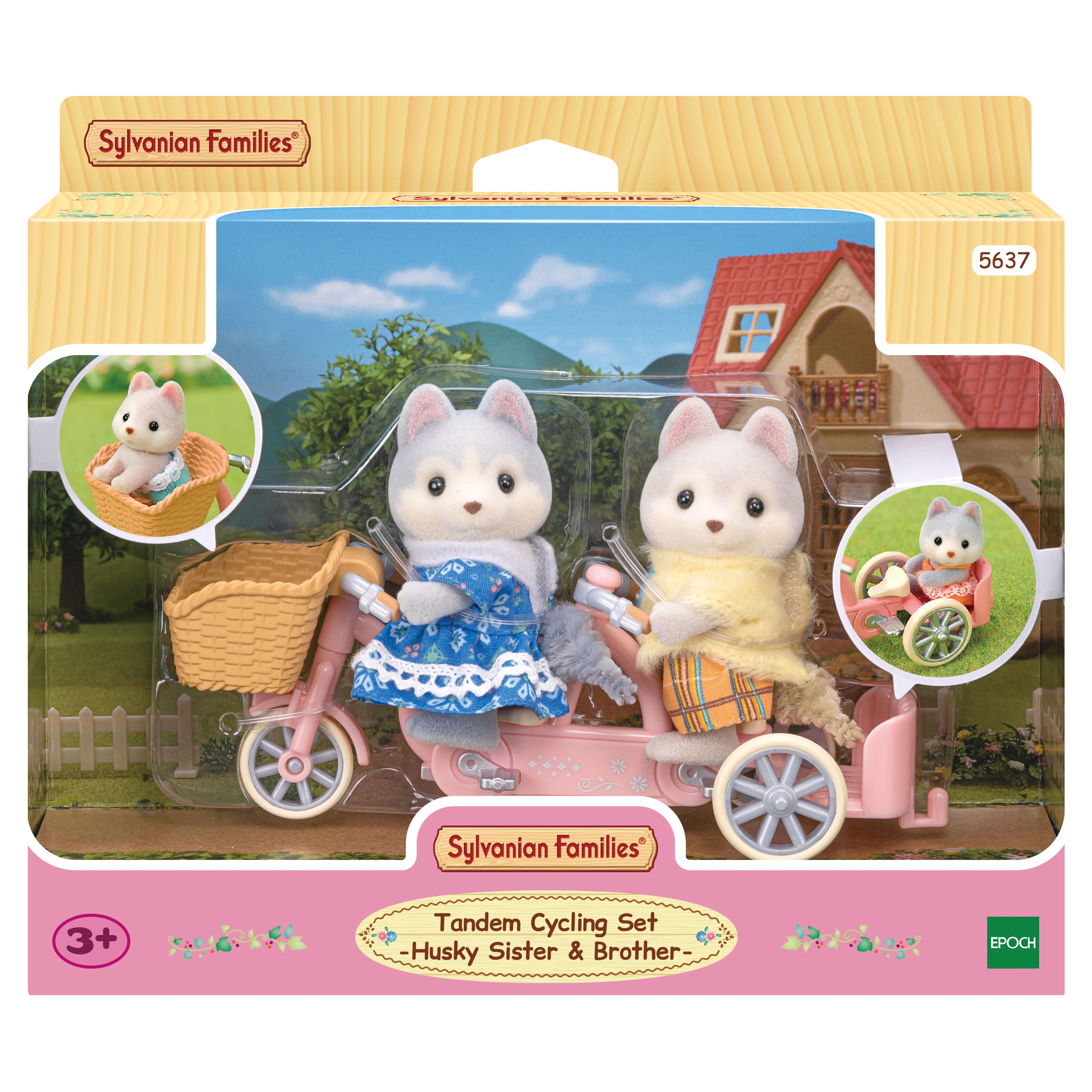 Игровой набор Sylvanian Families Брат и сестра Хаски - фото 14