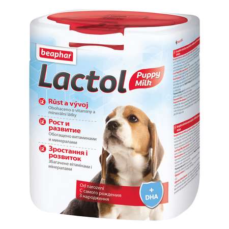 Смесь для щенков Beaphar 500г Lactol puppy молочная с добавлением докозагексаеновой кислоты