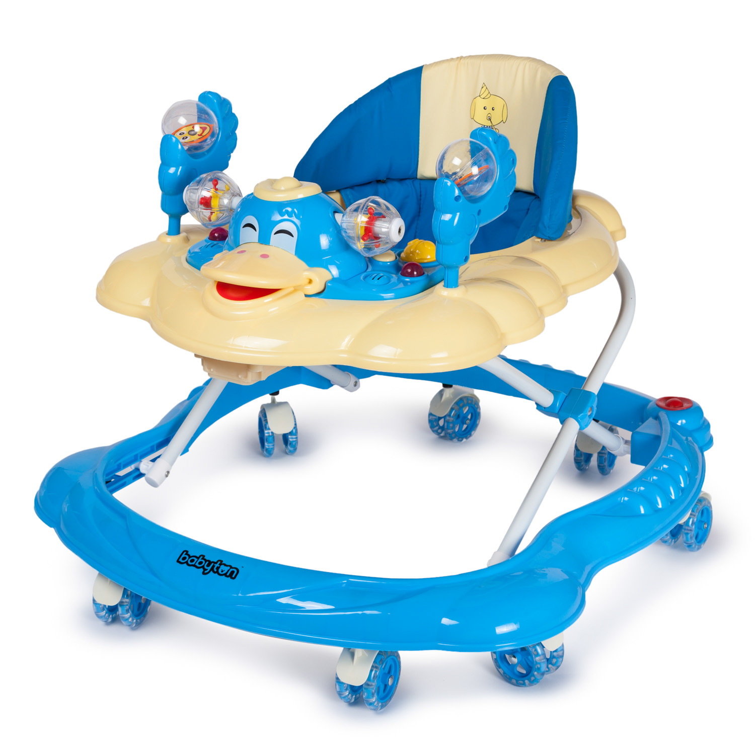 Ходунки Babyton QUACK цв. BLUE+BEIGE - фото 1